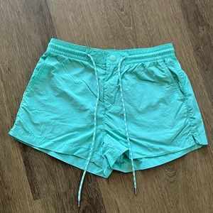 American Eagle 90s High Waist Nylon Sport Shorts, Size XS